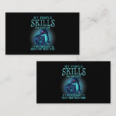 ドラゴン私の人々のスキルは私の素晴らしトーラーにすぎない 名刺 (正面/裏面)