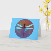 ドラゴン空白のフライトカード カード (黄色い花)