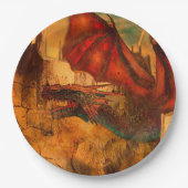 ドラゴン紙プレート ペーパープレート (正面)