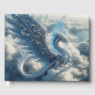 ドラゴン素晴らしが雲に囲まれた文字地域 ゲストブック