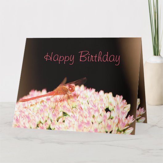 ドラゴン素晴らしフライ誕生日カード カード (正面)