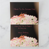 ドラゴン素晴らしフライ誕生日カード カード (内部)