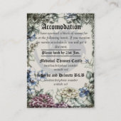 ドラゴン結婚の中世ゴシック様式の宿泊施設カード エンクロージャーカード (正面)