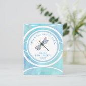 ドラゴン考えフライ ポストカード (スタンド正面)