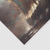 ドラゴン船の航海のデコページ 薄葉紙 (詳細)