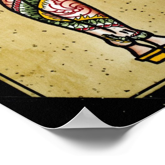 ドラゴン芸者 ポスター (角)