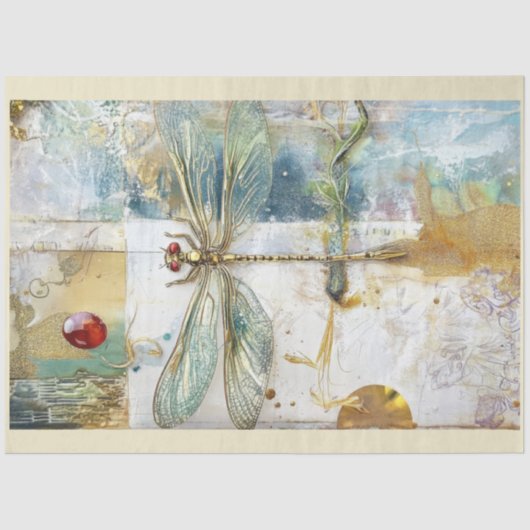 ドラゴン芸術的フライ系デザイン#11 薄葉紙 (正面)