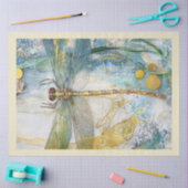 ドラゴン芸術的フライ系デザイン#16 薄葉紙 (クラフト)