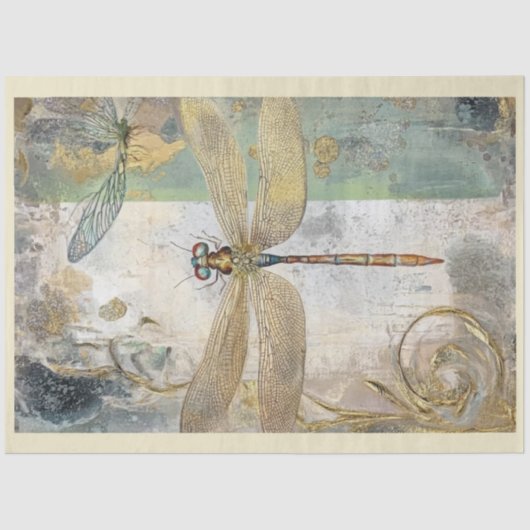 ドラゴン芸術的フライ系デザイン#9 薄葉紙 (正面)