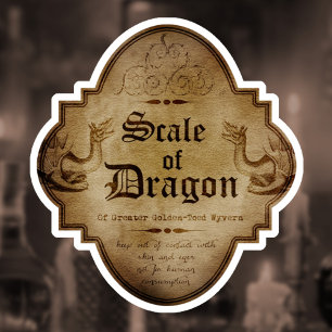 ドラゴン薬局の規模 シール