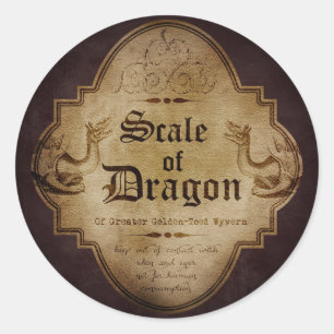 ドラゴン薬庫の規模 ラウンドシール