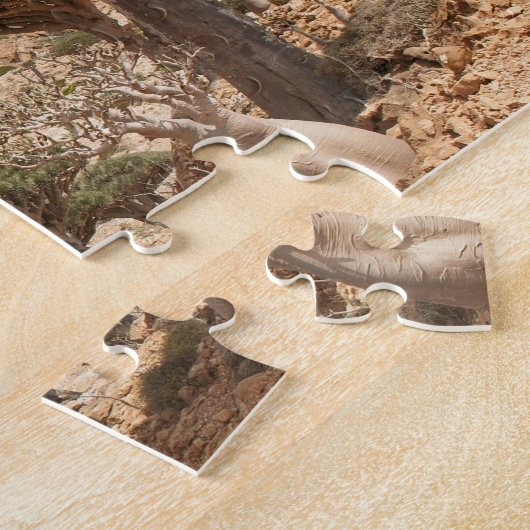 ドラゴン血の木の森林、ソコトラ島島、イエメン ジグソーパズル (側面)