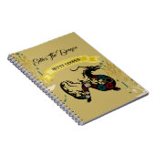 ドラゴン装飾フローラ画学校へ ノートブック (右側)