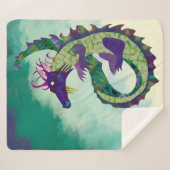 ドラゴン親愛シェルパブランケット – 中サイズ シェルパブランケット (正面(横))