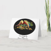 ドラゴン誕生日カード カード (裏面)