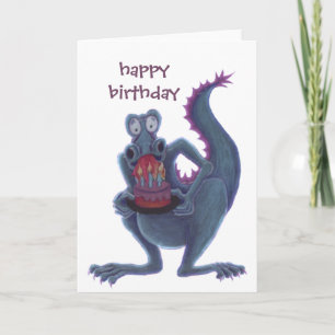 ドラゴン誕生日カード カード