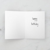 ドラゴン誕生日カード サンキューカード (内部)