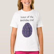 ドラゴン誕生日シスターTシャツ