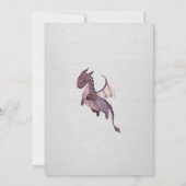 ドラゴン誕生日招待状 招待状 (裏面)