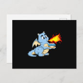 ドラゴン誕生日10第10誕生日ボーイカウトドラゴン ポストカード (正面/裏面)