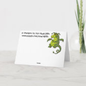 ドラゴン誕生日 カード (裏面)