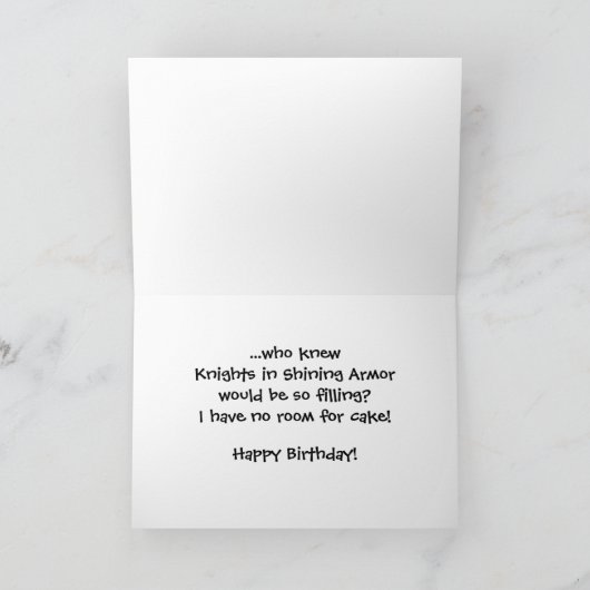 ドラゴン誕生日 カード (内部)