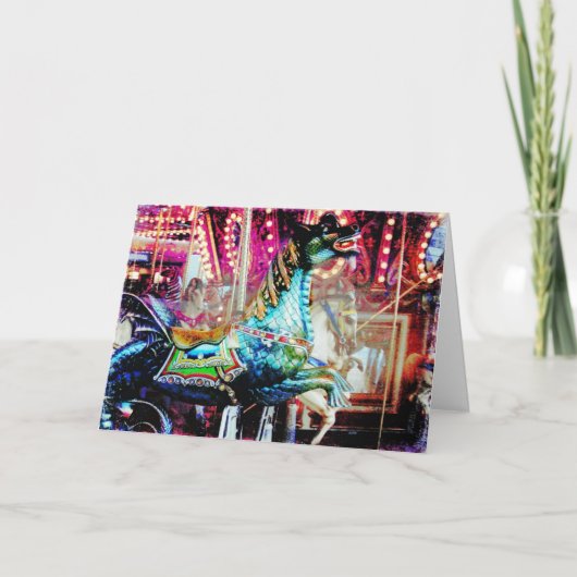 ドラゴン誕生日 カード (正面)