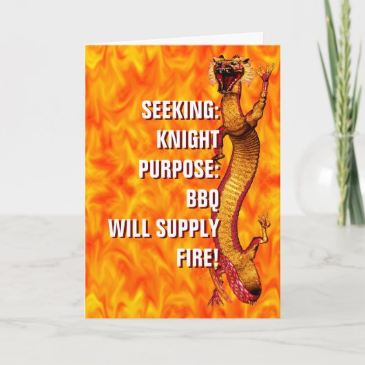 ドラゴン誕生日 カード (正面)