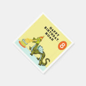 ドラゴン誕生日 スタンダードカクテルナプキン (角)