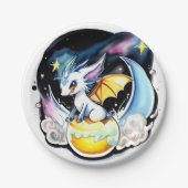 ドラゴン誕生日 ペーパープレート (正面)