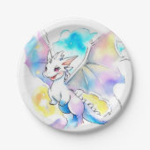 ドラゴン誕生日 ペーパープレート (正面)