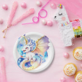 ドラゴン誕生日 ペーパープレート (パーティー)