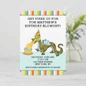 ドラゴン誕生日 招待状 (スタンド正面)