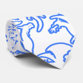 ドラゴン輪郭パターン03.b ネクタイ (ロール)