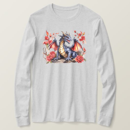 「ドラゴン長袖Tシャツ Tシャツ (デザイン正面)