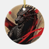 ドラゴン陛下 – 独占的 セラミックオーナメント (正面)