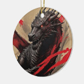 ドラゴン陛下 – 独占的 セラミックオーナメント (左)