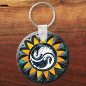 ドラゴン陰陽 キーホルダー (正面)