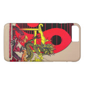 ドラゴン陰陽iPhone 7辛うじて Case-Mate iPhoneケース (裏面(横))