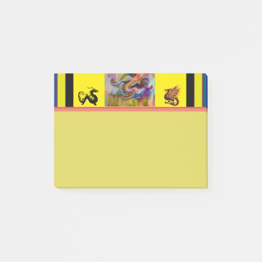 ドラゴン頭ポストイットノート ポストイット (正面)