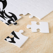 ドラゴン顔タトゥー ジグソーパズル (側面)