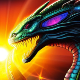 ドラゴン顔Tシャツ Tシャツ