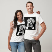 ドラゴン風の文字A、ドラゴンアルファベット、モノグラム Tシャツ (ユニセックス)