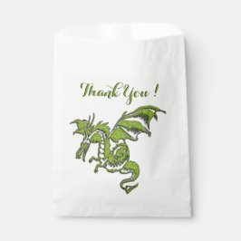 ドラゴン飛んでいるデザイン フェイバーバッグ