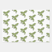 ドラゴン飛んでいるデザイン ラッピングペーパーシート (正面3)