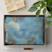 ドラゴン飛んでいるフライティッシュペーパー 薄葉紙 (ギフト)