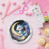 ドラゴン魔法ベビーシャワー ペーパープレート (パーティー)