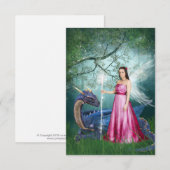 ドラゴン魔法 サンキューカード (正面/裏面)