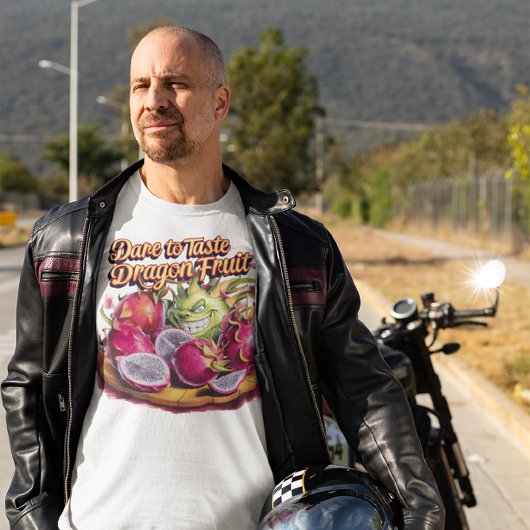 ドラゴン鮮やかフルーツと新鮮なドラゴンフルーツ Tシャツ