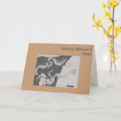 ドラゴン2つ、サンズ3つ カード (黄色い花)